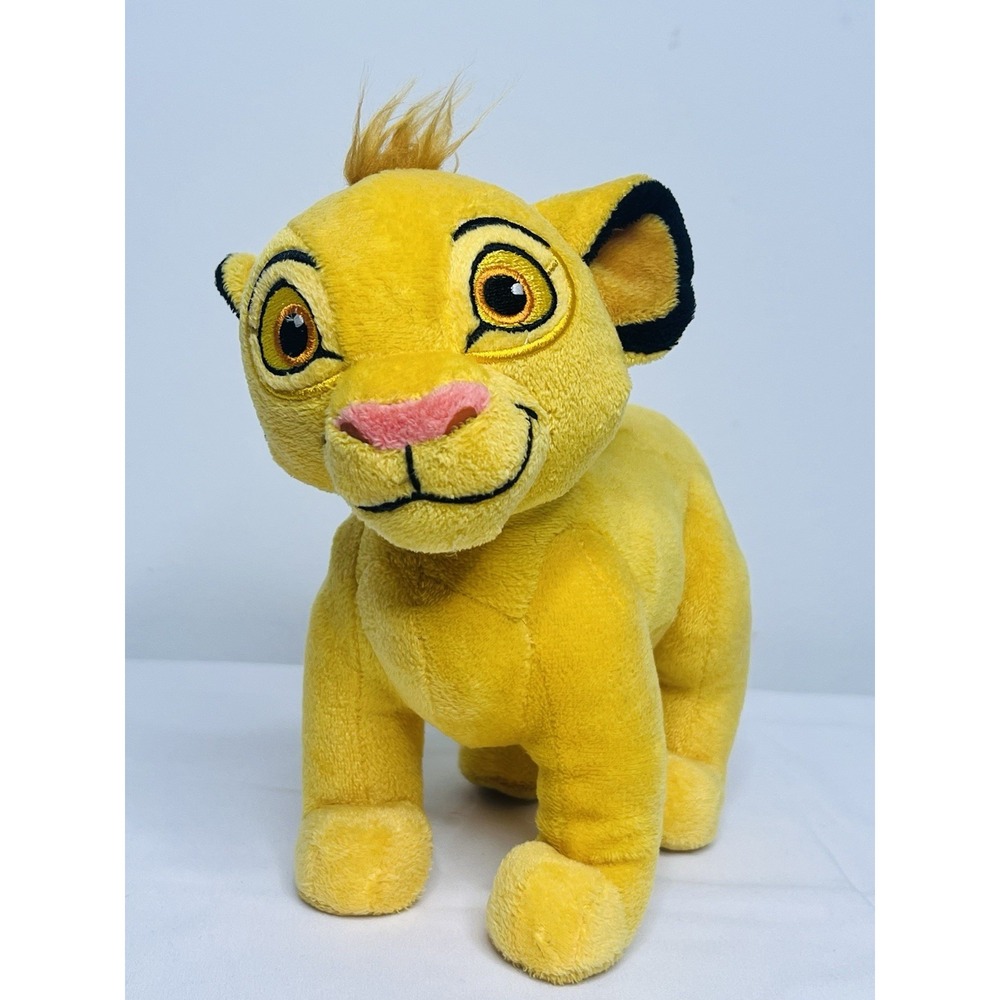 Disney The Lion King Movie Simba Cartoon Plush Soft Stuffed Animal Yellow‎